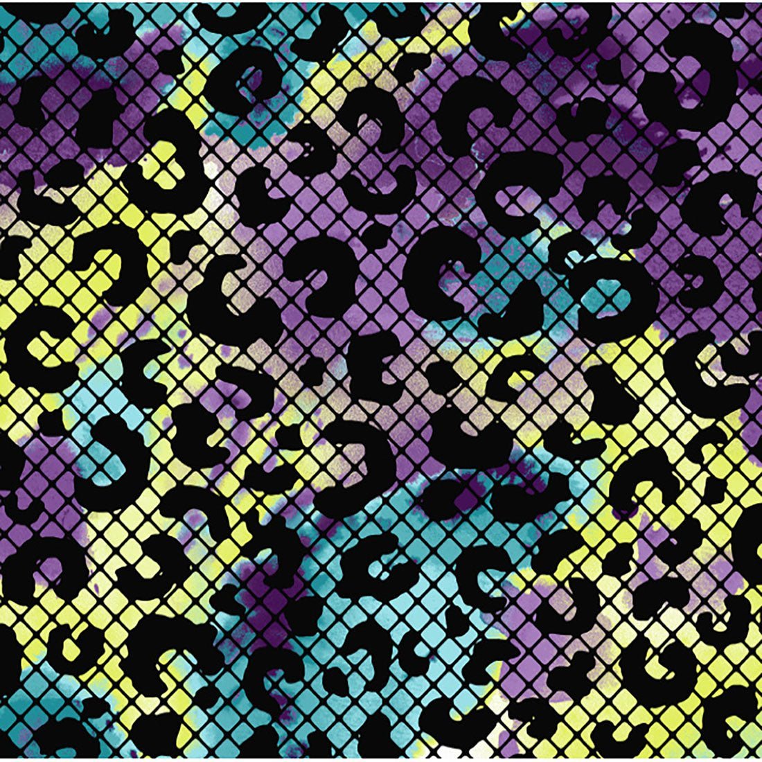 Abstract Cherokee Infinity Print Mock Wrap Scrub Top CK608 WIMH - Scrubs Select