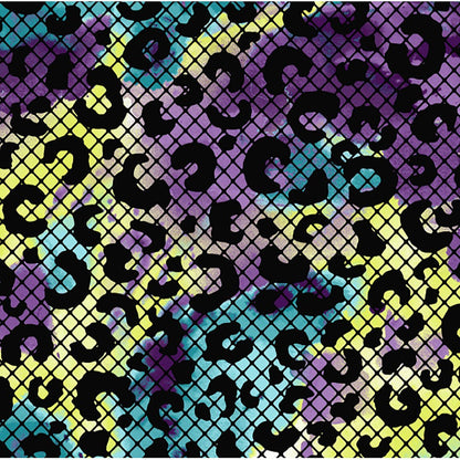 Abstract Cherokee Infinity Print Mock Wrap Scrub Top CK608 WIMH - Scrubs Select