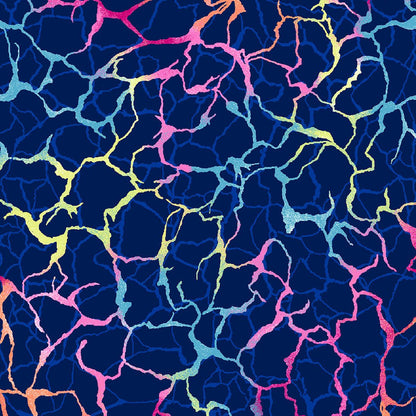 Abstract Dickies Dynamix Print V Neck Scrub Top DK766 CLCK - Scrubs Select