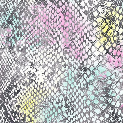 Abstract HeartSoul Print Round Neck Scrub Top HS800 STHS - Scrubs Select