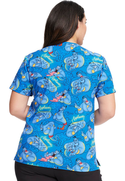 Aladdin Tooniforms Disney Unisex V Neck Scrub Top TF687 ADPP - Scrubs Select
