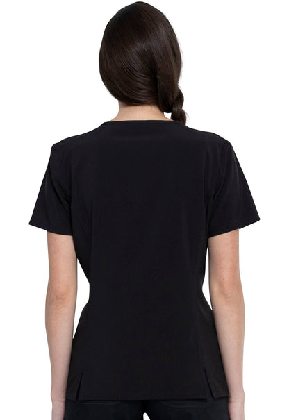 Alice In Wonderland Tooniforms Licensed V Neck Scrub Top TF627 ALWL - Scrubs Select