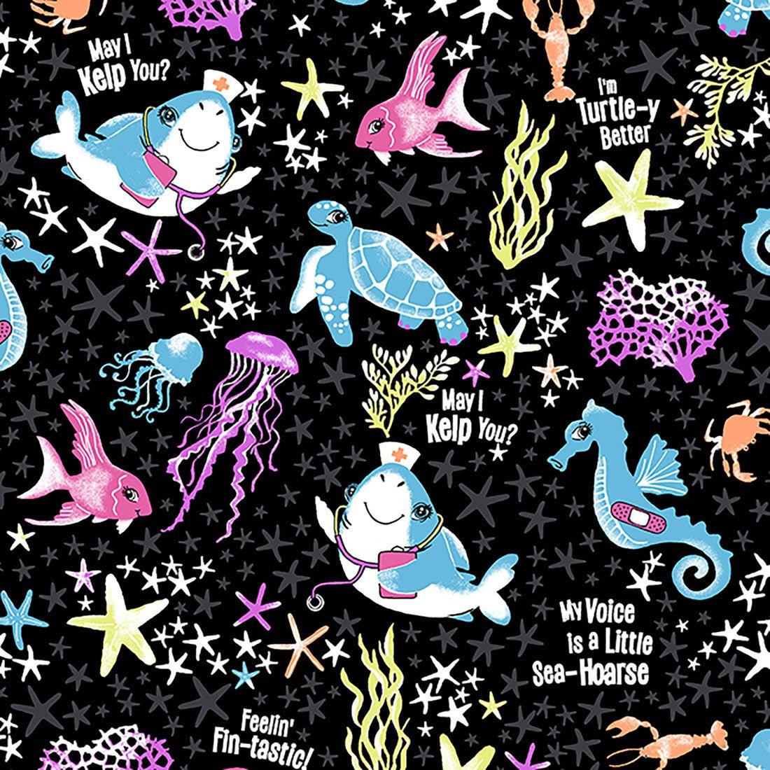 Aquatic Cherokee Print V Neck Scrub Top CK637 MEKL - Scrubs Select