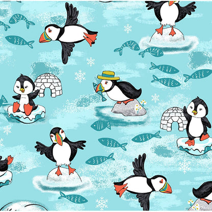 Artic Birds Cherokee Print V Neck Scrub Top CK646 ARPL - Scrubs Select