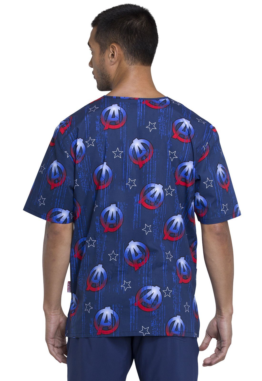 Avengers Tooniforms Marvel Unisex V Neck Scrub Top TF606 MAAF - Scrubs Select