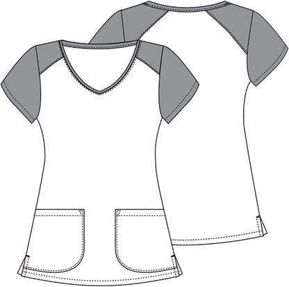 Avengers Tooniforms V Neck Medical Scrub Top TF632 MAFE - Scrubs Select