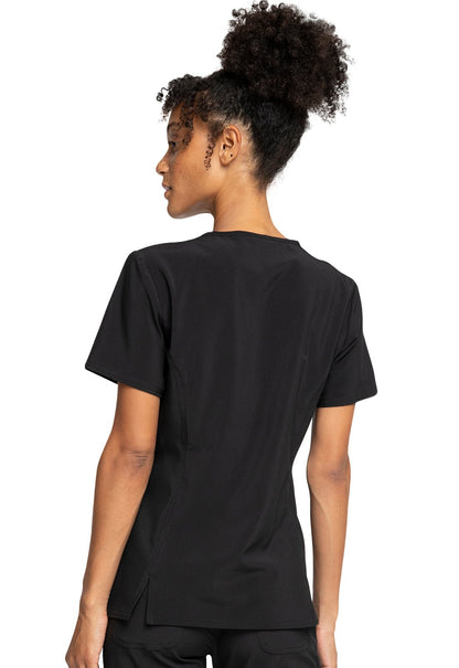 Baby Yoda Cherokee Tooniforms Licensed Star Wars V Neck Scrub Top TF637 MDKC - Scrubs Select