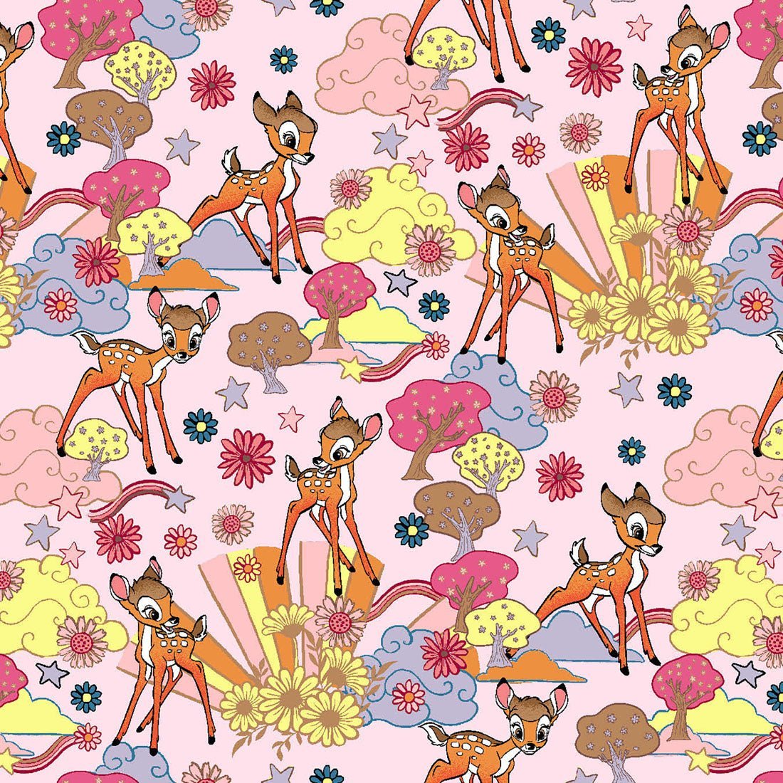 Bambi Cherokee Tooniforms Licensed Disney V Neck Scrub Top TF626 BAGC - Scrubs Select