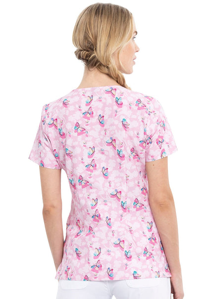Bambi Tooniforms Licensed Disney V Neck Scrub Top TF634 BAUF - Scrubs Select