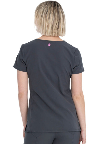 Batgirl, Supergirl, Wonder Women HeartSoul Licensed Print V Neck Scrub Top HS719 DMGG - Scrubs Select