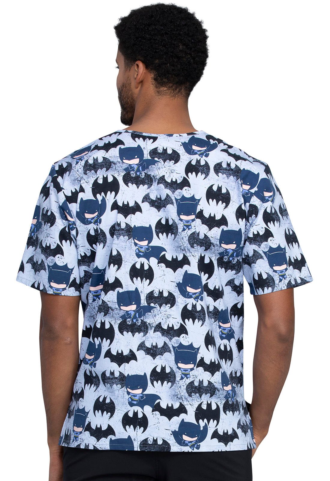 Batman Tooniforms DC Comics Unisex V Neck Scrub Top TF606 DMKO - Scrubs Select