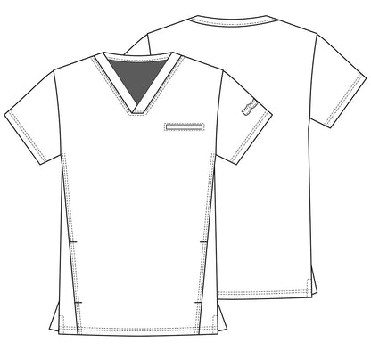 Batman Tooniforms DC Men's V Neck Scrub Top TF700 DMWG - Scrubs Select