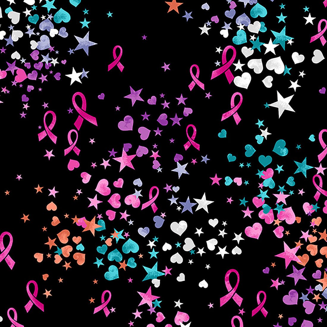 Breast Cancer Awareness Dickies Print V Neck Scrub Top DK708 CASR - Scrubs Select