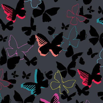 Brilliant Butterflies Cherokee Infinity Print Round Neck Scrub Top CK880 BTBF - Scrubs Select