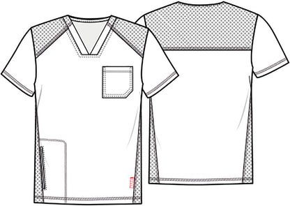 Captain America Tooniforms Licensed Men's V Neck Scrub Top TF713 MADF - Scrubs Select