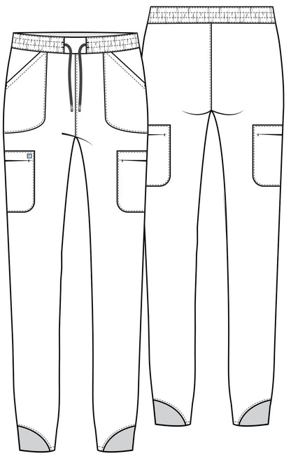 Cherokee Atmos Scrub Pull On Jogger Pant CK138A in Cucumber, Sugar Melon - Scrubs Select