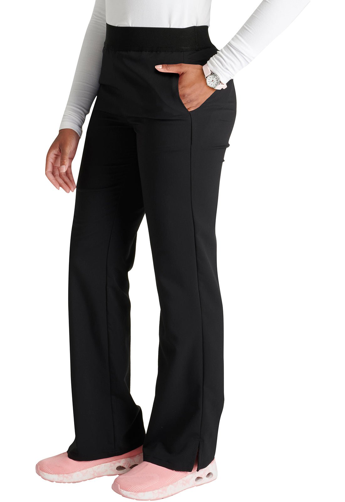 Cherokee Atmos Scrub Pull On Pant CK136A in Black, Navy, Pewter, Royal - Scrubs Select