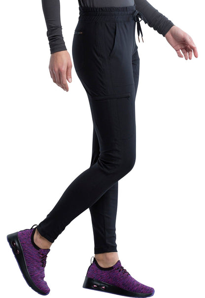 Cherokee Form Tapered Leg Pant CK095 in Black, Navy, Pewter, Royal - Scrubs Select