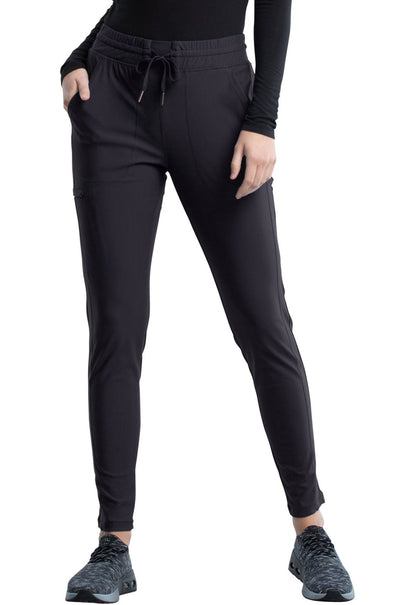 Cherokee Form Tapered Leg Pant CK095 in Black, Navy, Pewter, Royal - Scrubs Select