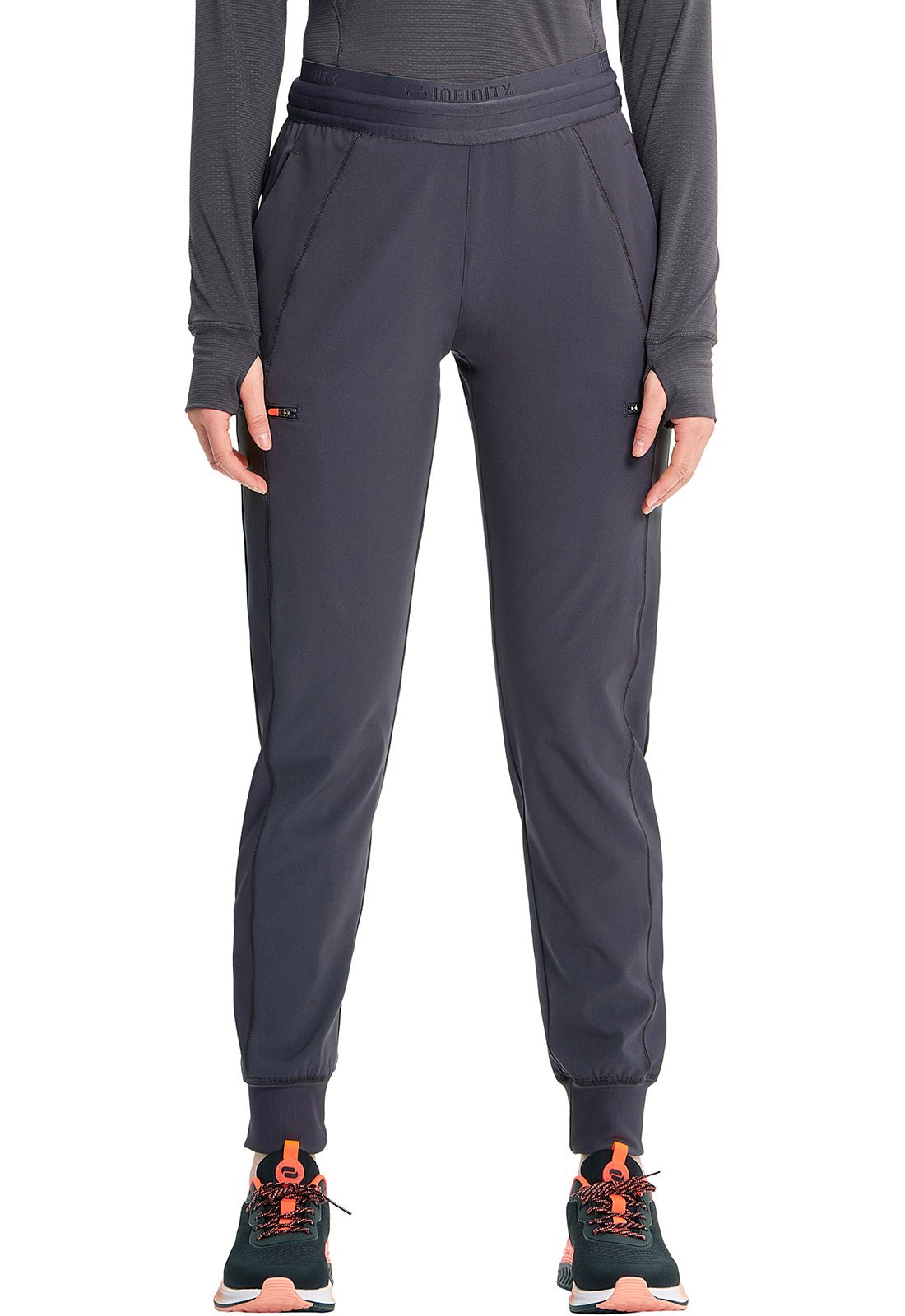 Cherokee Infinity GNR8 Jogger Pant IN122A in Black, Navy, Pewter, Royal - Scrubs Select