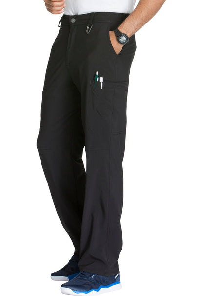 Cherokee Infinity Men's Fly Front Scrub Pant CK200A Black, Galaxy, Navy, Pewter - Scrubs Select