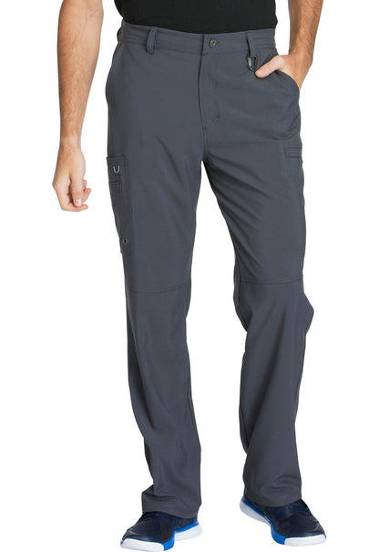 Cherokee Infinity Men's Fly Front Scrub Pant CK200A Black, Galaxy, Navy, Pewter - Scrubs Select