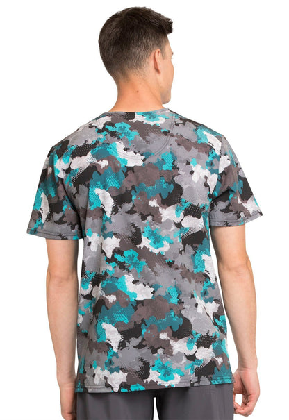 Cherokee Infinity Men's V Neck Scrub Top CK902 TXPR - Scrubs Select