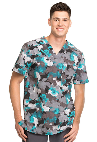 Cherokee Infinity Men's V Neck Scrub Top CK902 TXPR - Scrubs Select
