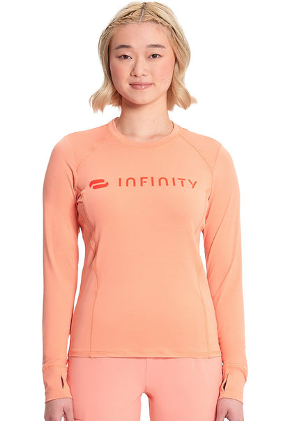 Cherokee Infinity Scrub GNR8 Long Sleeve Performance Top IN641 - Scrubs Select