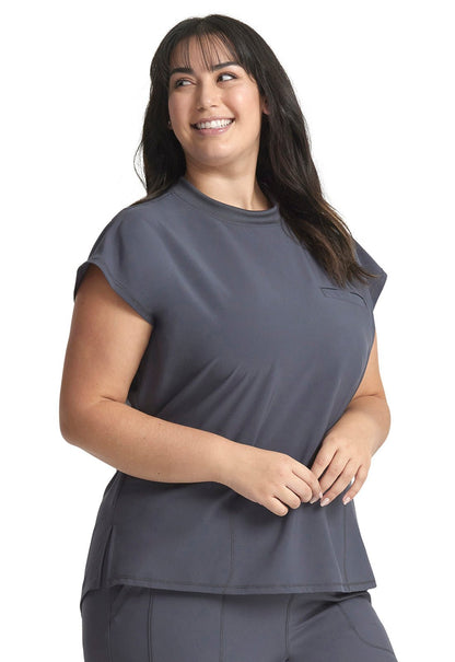 Cherokee Infinity Scrub Mock Neck Top CK742A - Scrubs Select
