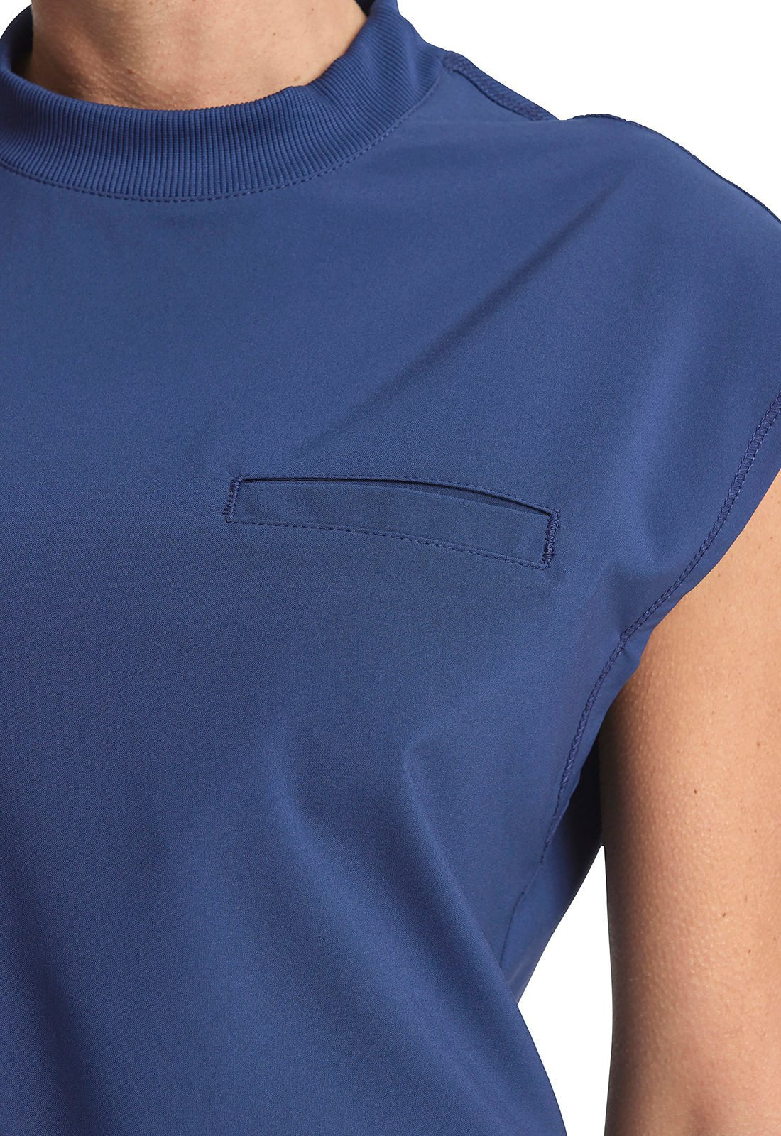 Cherokee Infinity Scrub Mock Neck Top CK742A - Scrubs Select