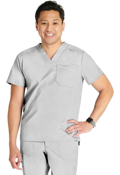 Cherokee Scrubs WW Revolution Men's V Neck WW751 Caribbean, Ciel, Hunter, White, Wine - Scrubs Select