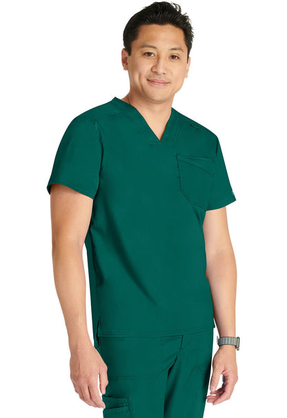 Cherokee Scrubs WW Revolution Men's V Neck WW751 Caribbean, Ciel, Hunter, White, Wine - Scrubs Select