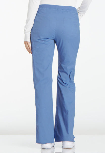 Cherokee WW Core Stretch Drawstring Cargo Scrub Pant 24001 in Ciel, Royal - Scrubs Select