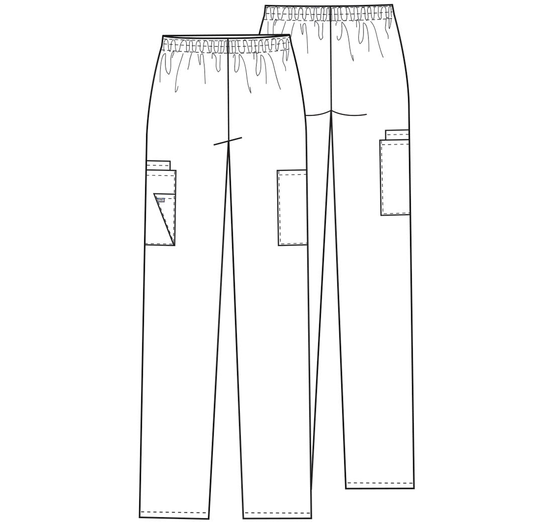 Cherokee WW Originals Cargo Pant 4200 in Ciel, Grey, Royal, Turquoise - Scrubs Select