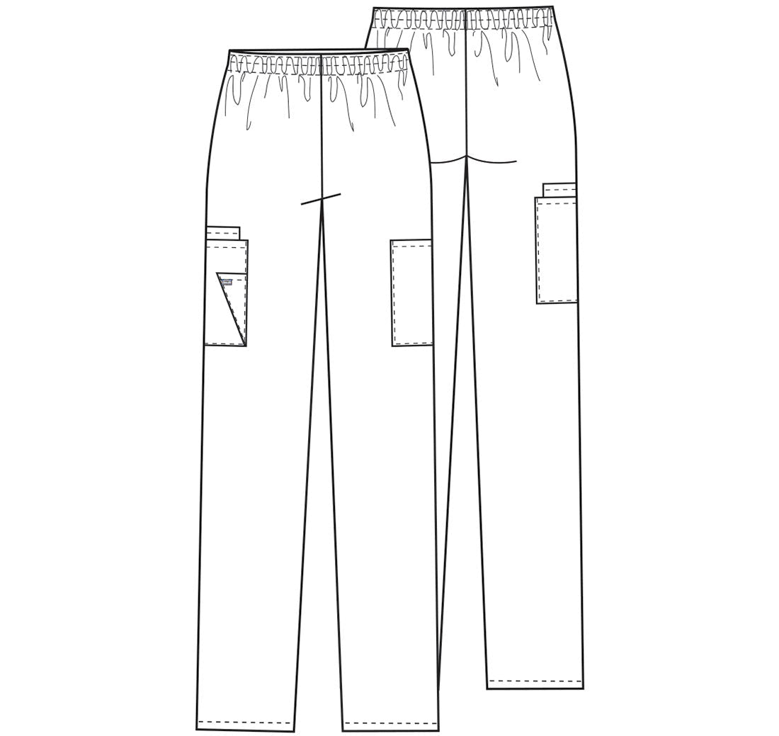 Cherokee WW Originals Cargo Pant 4200 in Grape, Hunter, Pewter, Red - Scrubs Select