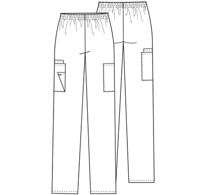 Cherokee WW Originals Cargo Pant 4200 in Grape, Hunter, Pewter, Red - Scrubs Select