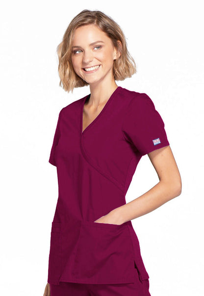 Cherokee WW Originals Scrub Mock Wrap Top WW650 - Scrubs Select