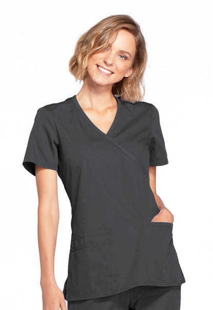 Cherokee WW Originals Scrub Mock Wrap Top WW650 - Scrubs Select