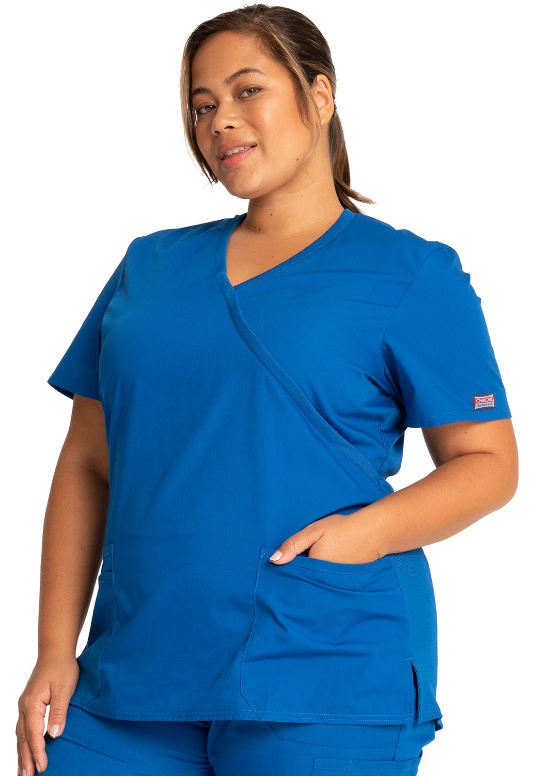 Cherokee WW Originals Scrub Mock Wrap Top WW650 - Scrubs Select