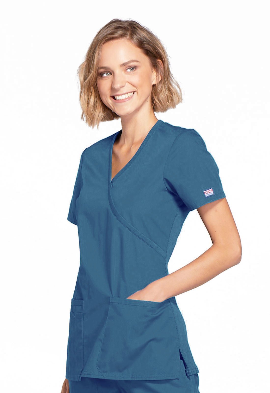 Cherokee WW Originals Scrub Mock Wrap Top WW650 - Scrubs Select