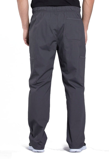 Cherokee WW Professionals Men's Drawstring Cargo Scrub Pant WW190 Black, Galaxy, Navy, Pewter - Scrubs Select