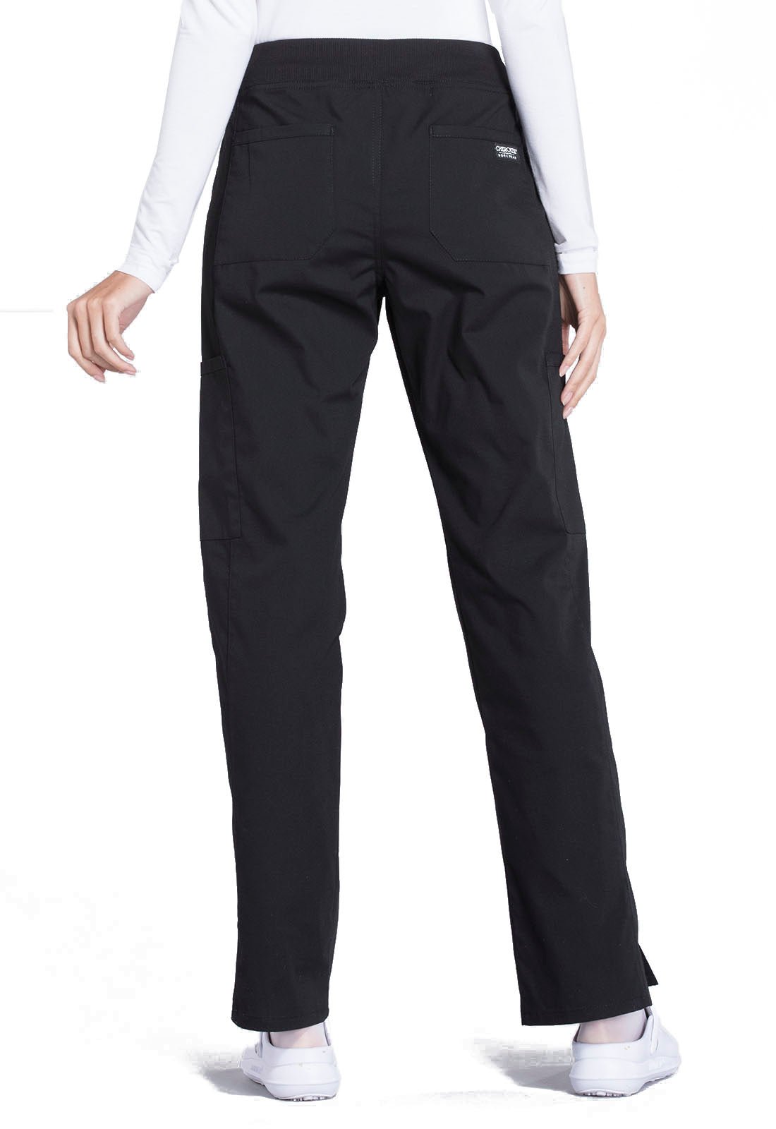 Cherokee WW Professionals Pull On Cargo Pant WW170 in Black, Navy, White - Scrubs Select