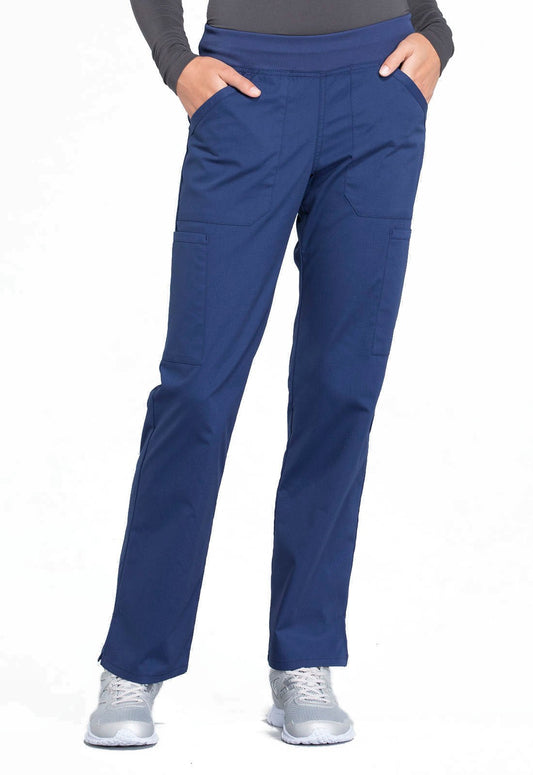 Cherokee Workwear Stretch Women's Mid Rise Drawstring Cargo Scrub Pants - 4044 e Cherokee Workwear Stretch Women's Mid Rise Drawstring Cargo Scrub Pants - 4044 e