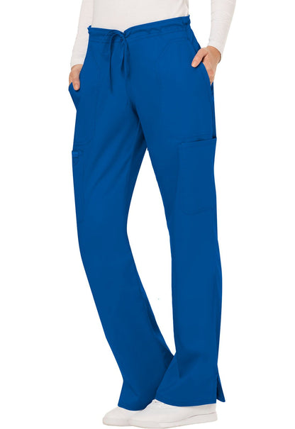 Cherokee WW Revolution Drawstring Scrub Pant WW120 in Ciel, Grey, Royal, Turquoise - Scrubs Select