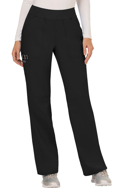 Cherokee WW Revolution Pull On Pant WW110 in Black, Electric Pink, Navy, White - Scrubs Select
