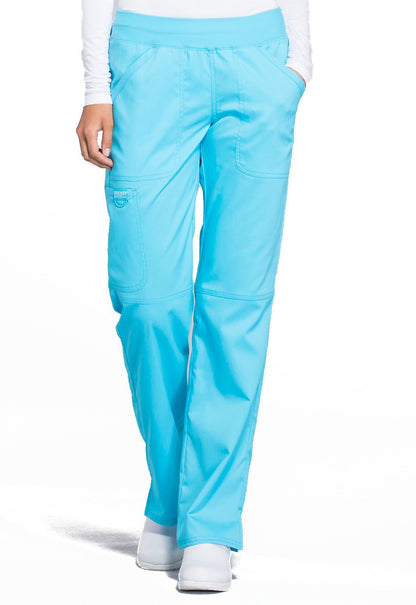 Cherokee WW Revolution Pull On Pant WW110 in Ciel, Grey, Royal, Turquoise - Scrubs Select