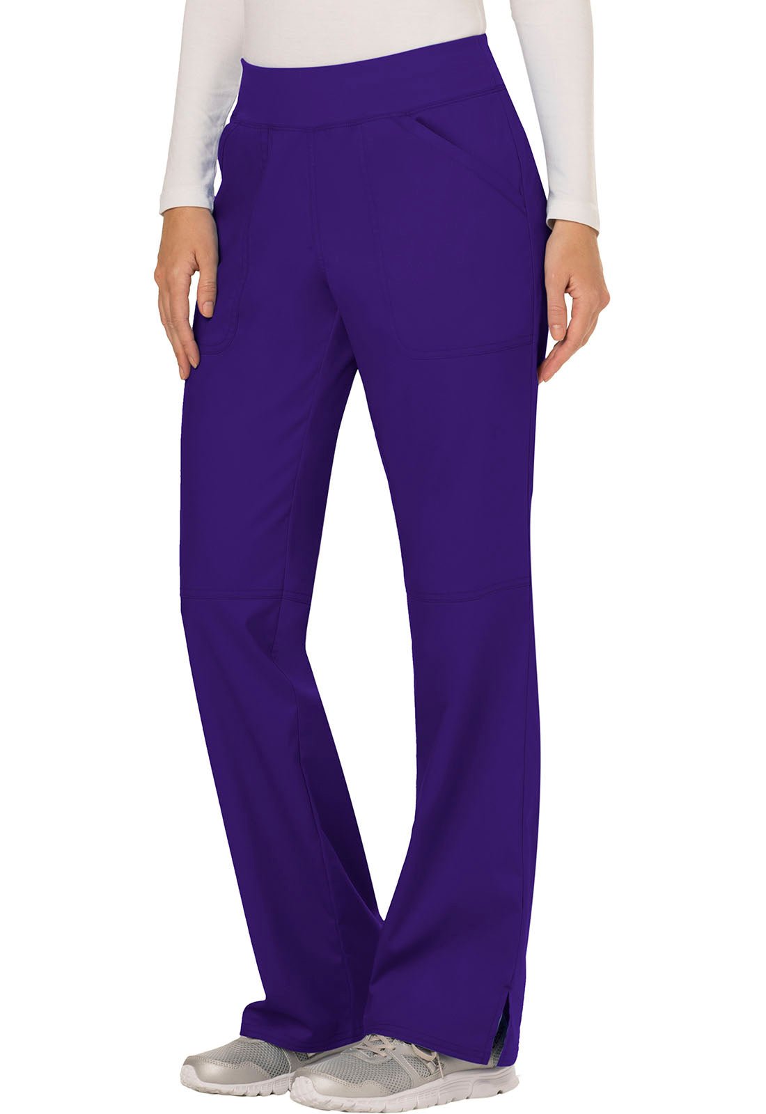 Cherokee WW Revolution Pull On Pant WW110 in Grape, Hunter, Pewter, Red - Scrubs Select