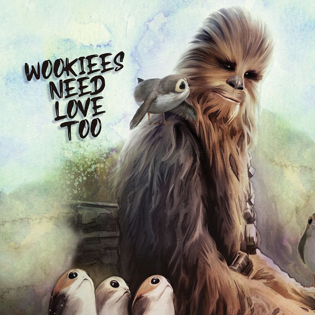Chewbacca Tooniforms Licensed Star Wars Men's V Neck Scrub Top TF708 S8CH - Scrubs Select
