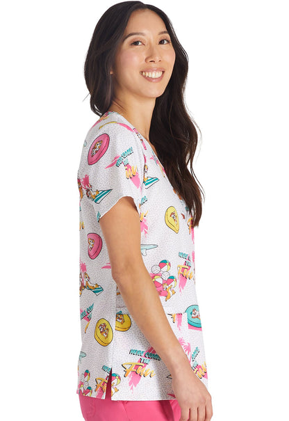 Chip N Dale Tooniforms Disney V Neck Medical Scrub Top TF614 CDBF - Scrubs Select